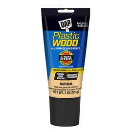 DAP Plastic Wood All Purpose Latex Wood Filler, Natural, 3 Oz (7079800580)