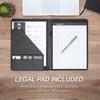 Samsill Two-Tone Padfolio, Resume Portfolio, Business Portfolio, with 8.5 x