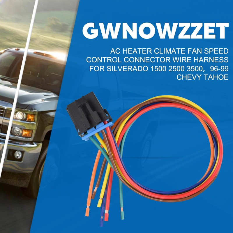 AC Heater Climate Fan Speed Control Connector Wire Harness for