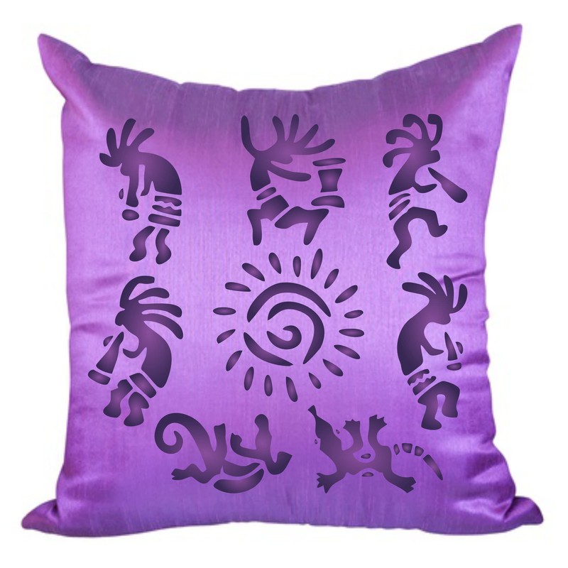 Kokopelli Wall Art Stencil, 16.5 x 16.5 cm (M) -