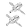 2 Pcs 4-Way Valve Core Tool Tire Valve Tools 4-in-1