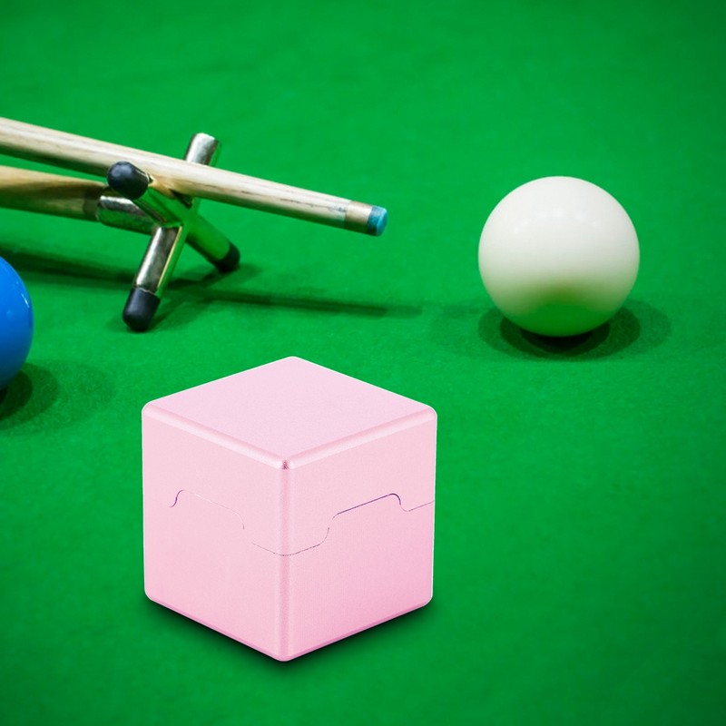 Aluminum Portable Mini Cue Tip Chalk Holder Billiard Pool Chalks