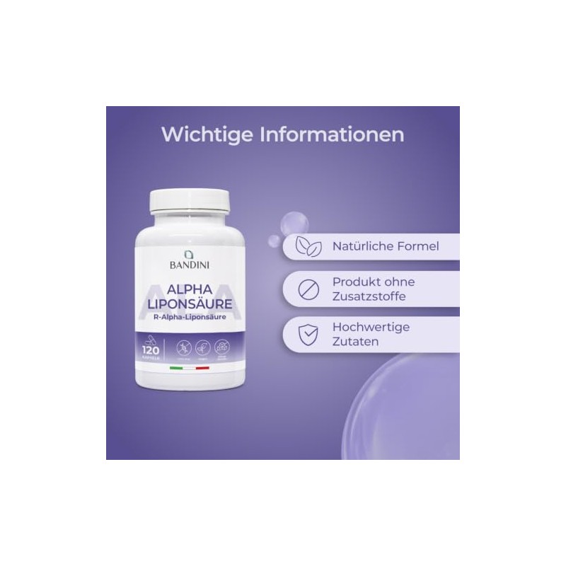 Bandini Alpha Lipoic Acid (Alpha Lipoic Acid) 650 mg Depot