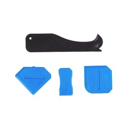 WOLVINA 4 Pcs Blue Silicone Caulking Tools, Compatible Sealant Caulk Tool Kit Finishing Tools, Sealing Kit for Kitchen Bathroom Floor Sink Joint/Home Renovatio