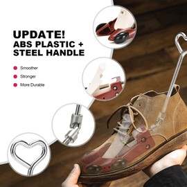 RIRPUAE Boot Stretchers for Cowboy Boots Thick Wide Feet, Adjustable Men Women Shoe High Instep & Width Toe Box Expander (Red, Men 7.5-13)