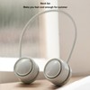 3 Gear Foldable Neck Hanging Fan Silent 3 Level Bladeless
