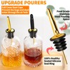 Syrup Dispenser Bottles Set of 3, Simple Syrup Bottle for