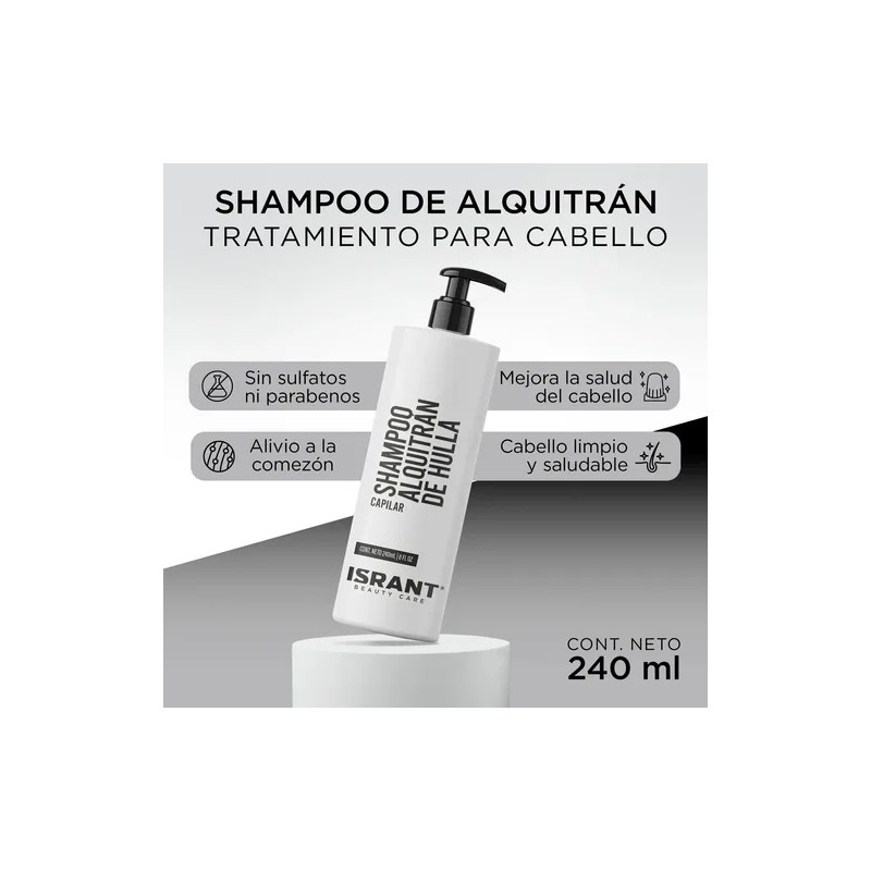 Shampoo Alquitran 240ml Isrant Control Psoriasis Caspa