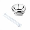 Round Dual Flush Toilet Push Button, 48mm Toilet Cistern Push