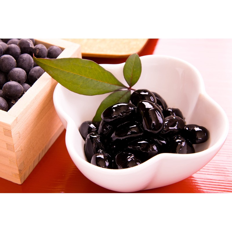 夜久野物産 丹波黒豆煮 360g【120g×3袋セット】甘さひかえめ ふっくら 柔らか 田舎風 丹波黒 黒豆 真空袋 煮豆