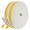 fowong Draft Excluder Tape for Doors Weather Stripping, 12mm Wide