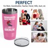 Snowboarding Pink Edition Viking Tumbler 20oz - Snowboarding Where snow