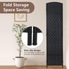4 Panel Room Divider Folding Privacy Divider 6 Ft Indoor