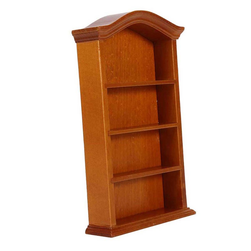 1:12 Dollhouse Miniature Furniture Wood Bookcase Bookshelf Cabinet Home Decor