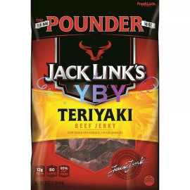 Jack Link's 4 Packs Jack Link's Teriyaki Beef Jerky 16 oz Each Pack, Totla 4 lbs