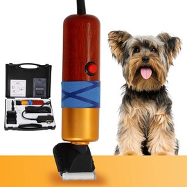 AngelcityCC Pet Grooming Clippers, Electric Cat Hair Shaver Kit, Pet Hair Trimmers for Small Medium Large Dogs Cats with Carrying Case