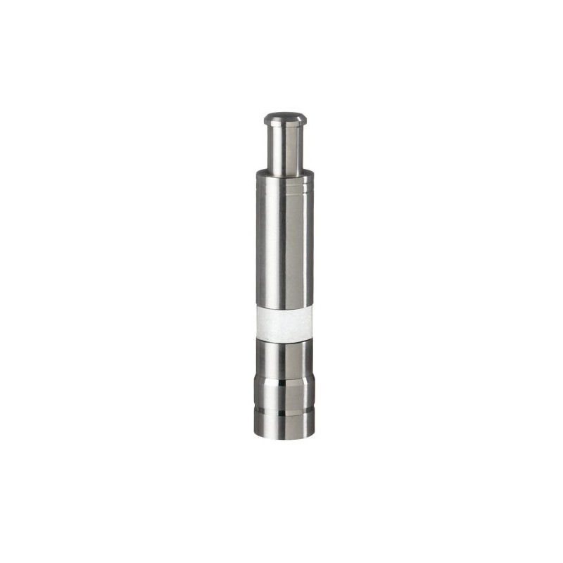 Fletchers' Mill Stainless-Steel Pump and Grind Salt or Pepper Mill,
