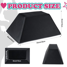 Soulchen Portable Stunt Training Stand 8 x 4 Inches Top Surface Cheerleading Balance Trainer Cheer Flyer Stand Balance and Flexibility Cheer Equipment for Flexibility Core Strength and Conditioning