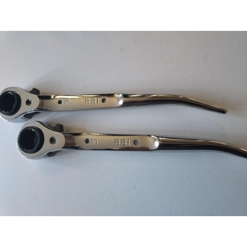 BBI LTD Flat Scaffold Spanner/Ratchet Podger 19 & 21 Double