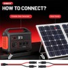 ZEHGCH Solar Panel Cable Connector Kit with 10AWG Heavy-Duty Tinned