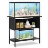 APPOLYN 40-50 Gal 3-Tier Aquarium Stand Fish Tank Stand, Black