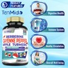 Cayenne Pepper Supplements Extract Capsules, 180 Capsules & Berberine, Apple,