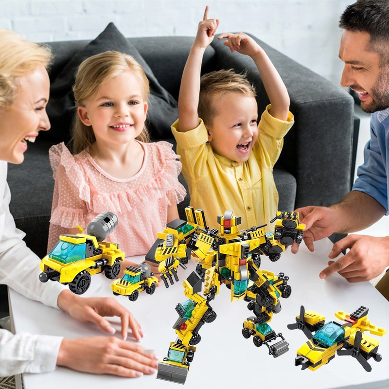 345Pcs Engineering Building Toys Kit Vehicles Blocks Kit Educational Construction