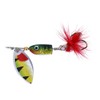 CORHAD Durable Fishing Spinner Sequin Bait 4.5cm Real Fish Shape