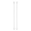 Miniature Curtain Rods 1/12 Scaled Simulation Alloy Dollhouse Double Layer