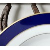 Haviland France TURENNE COBALT Rim Soup Bowl Never Used BRAND