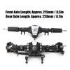 Aluminum Alloy Steel Diamond Front Rear Axle Fit for Axial