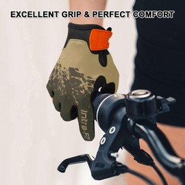 Intra-FIT Cycling Gloves Bike Gloves Biking Gloves for Men Women, Touch Screen, Breathable and Lightweight Road Racing Bicycle Gloves for Outdoor Sports
