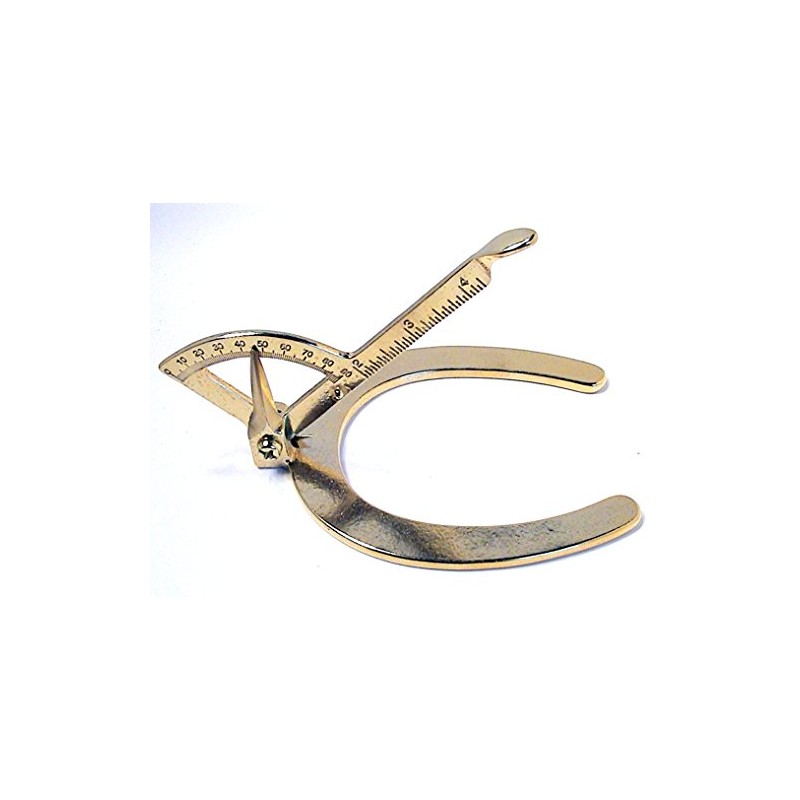 Brass Horse Hoof Gauge