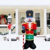 FARONZE Christmas Inflatable Nutcracker Soldier Blow-up Lighted Indoor & Outdoor