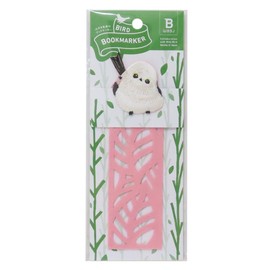 BIRD BOOKMARKER Embroidered Bookmark/Leaf Pattern Shimasagi Bookmark Cute Goods Mail Order