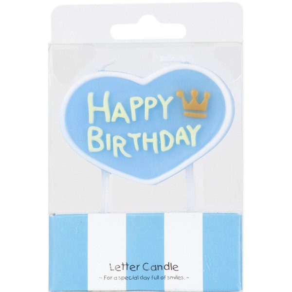 Letter Candles [Happy Birthday Blue] Candle Birthday Party