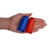 SKIR'CO (2 pcs) Construction Plugs 1/2", Red and Blue Plastic