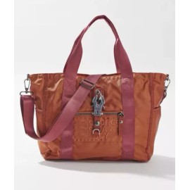 GEORGE GINA & LUCY Bagflip 15 Utility Tote Bag In AMBER Removable Strap NWT $158