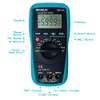 allsun Automotive Dwell Meter Digital Multimeter Autoranging TRMS 5999 Counts