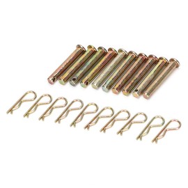 Cotter Pin Assortment Kit, Cotter Pin Set 10set Farming Machine Air Cool Engine Accessories 8*50mm R Type Pin Set for 178F 186F
