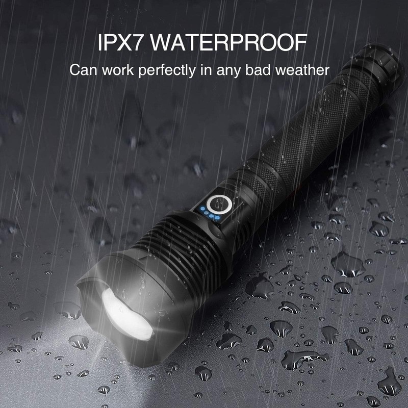 Lylting Rechargeable LED Flashlights High Lumens, 90,000 Lumens Super Bright
