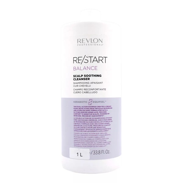 REVLON PROFESSIONAL RESTART Shampoo Cuero Cabelludo Restart Soothing Cleanser 1000ml