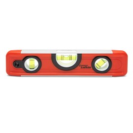 Lufkin LTL1000-02 Composite Torpedo Level 9" with Compact Size for Use in Tight Spaces and to be Carried in a Pocket or Tool Bag with Ease