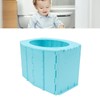 Kids Portable Toilet Portable Foldable Easy Cleaning ABS Potty Training