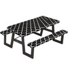 Fitted Picnic Table Cover with Bench Covers, 3 Pieces Waterproof
