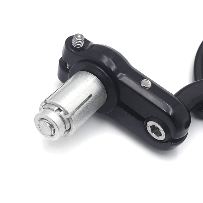 HTTMT- Skull Round Rearview Mirrors 25mm 1" Bar End Compatible