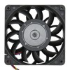 120mm Computer Case Fan Double Ball Bearing Support PMW Temperature