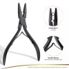 Unbranded 2in1 Hair Extensions Plier for Micro Rings Links Crimping