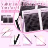 Wendy Lash Clusters Kit Packs: 784Pcs Individual Eyelashes for DIY
