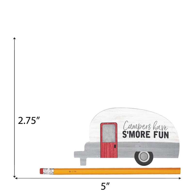 P. Graham Dunn Campers Have S'More Fun Trailer Grey 5